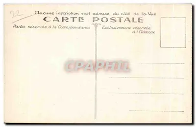 Trébeurden — Rochers du Castel — A. B. — n° 432 — Verso