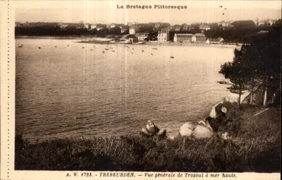 Trozoul com mar alto — Vista geral — A. W. 1723 - TREBEURDEN