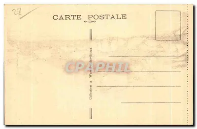 Trozoul com mar alto — Vista geral — A. W. 1723 - TREBEURDEN — Verso