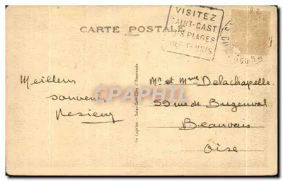 Saint-Cast (C.-du-N.) — Plaża przez cypory — n°7 — Rewers