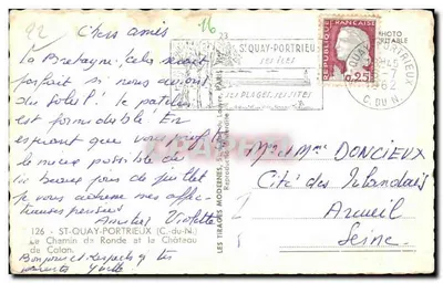 St-Quay-Portrieux — As Praias, Os Locais — Os Tiragens Modernas, n°126 — Verso