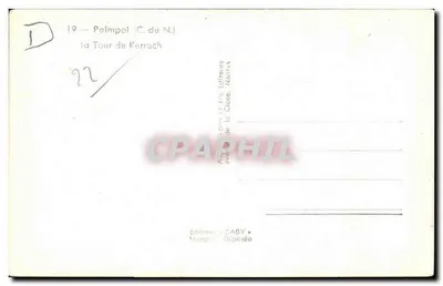 Paimpol (C. du N.) — wieża Kerroch — Wydawnictwo GABY — Rewers