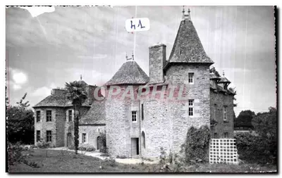 Bilhete postal antigo Plestin Les Greves Manoir de Locronan
