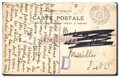 Fontaine de Saint-Éflam — PLESTIN-LES-GRÈVES — Editor anônimo, n° 442 — Verso