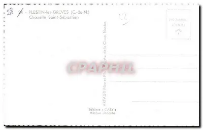 Plestin-les-Grevès — Capela São Sebastião — Edições Gaby — Verso