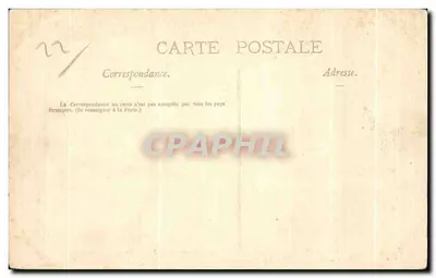 Kermaria-Nisquit, Plouha (Côtes-du-Nord) — Fragmento da Dança macabre — J.-B. Barat, editor-fotógrafo, Saint-Quay — Verso