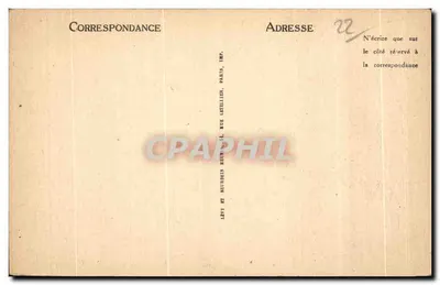Trégastel (Côtes-du-Nord) — O Gouffre — Editor ND, n° 74 — Verso