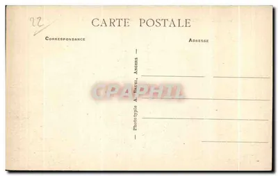 Trégastel (C.-du N.) - Ciekawy skałka (Parasol) na plaży - A. B. — Rewers