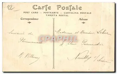 Tré gastel (Côtes-du-Nord) — Rocher du Dé — wydawca nieznany, nr 96 — Rewers