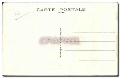 Trégastel-Plage (C. du N.) — La cabeza y la corona del Rey Grallon — A. B. — Reverso