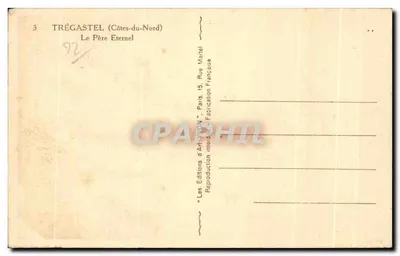 Trégastel (Côtes-du-Nord) — Ojciec Wieczny — Wydawnictwo Sztuki 'YON' Paryż — Rewers