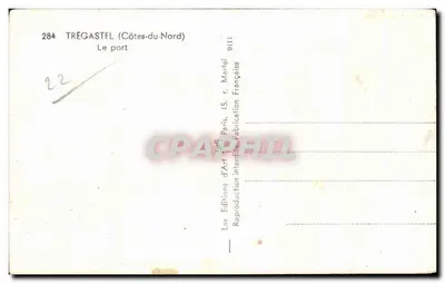 Trégastel (Côtes-du-Nord) — Port — Les Éditions d'Art, Paryż — Rewers
