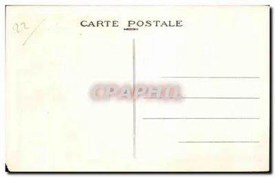 Tregastel (r.-du N.) — Góra lądu na Wyspie Renot — Wydawnictwo Hotel Beau Séjour, Trégastel — Rewers