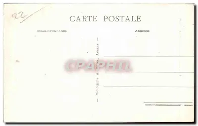 TREGASTEL (C.-du-N.) — Widok na kościoł (XII wiek) i kryptę — A.B. — Rewers