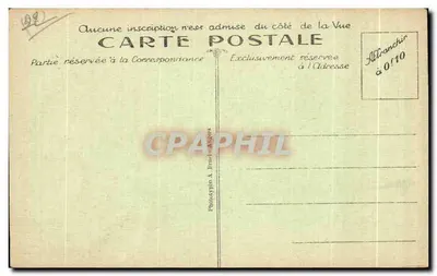 Het Haut Rocher op de Île du Gouffre — Trégastel — A. B. n°321 — Achterkant