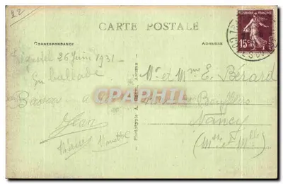 Trégastel (C.-du-N.) — Ojciec Wieczny, 5-metrowa rzeźba z granitu — AB — Rewers