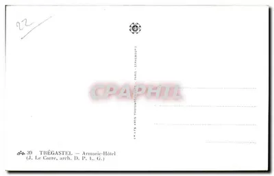 Trégastel — Hotel Armoric — J. Le Corre, arch. D. P. L. G. — Rewers
