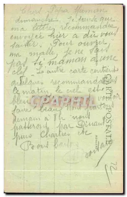 Trégastel (C.-du N.) — Les Rochers du Grand Gouffre — A.B. — Verso