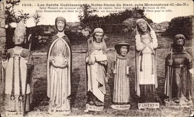 Os Santos Curadores de Notre-Dame du Haut, perto de Moncontour (G.-du-N.) — Coleção E. Bannic, n°1206