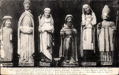 Estátuas de santos — Capela de Nossa Senhora do Alto, Trédaniel — Editor: , n°33