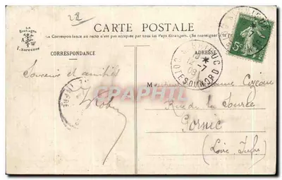 Os seis Santos Curadores de Notre-Dame-du-Haut, perto de Moncontour (C.-du-N.) — Coleção F. Storesque — n° 6020 — Verso