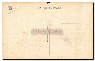 Ruínas de Tonquédec — Facha da Casa Pont Levis — C. du N — Verso