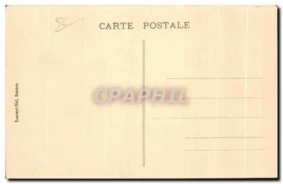 Carnac - Portal da Igreja — série 1018, editor Laurent-Nel, Rennes — Verso