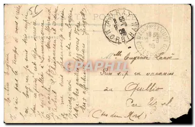 Carnac - Dolmen de Crucuno — Collection H. Laurent, n°326 — Verso