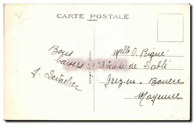 Kaplica Guéhenno — wybudowana w 1550, odrestaurowana w 1893 — seria 3177 — Rewers