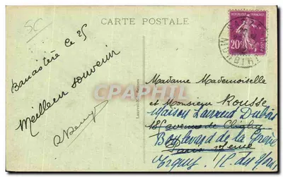 Elven (Morbihan) — O Velho Donjon antes de sua restauração — editor desconhecido, n° 129 — Verso