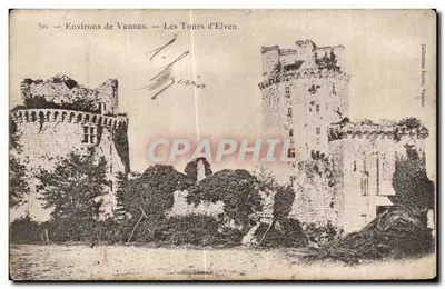 As Torres de Elven — Arredores de Vannes — Coleção Davin, Vannes
