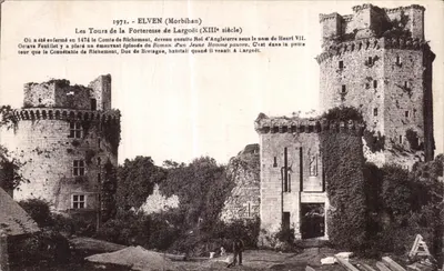 As Torres da Fortaleza de Largoët — Elven (Morbihan) — editor Laurent-Nép. Hennessy, n°56