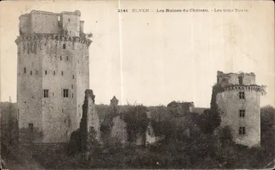 Elven — Ruínas do Castelo. — As Três Torres.