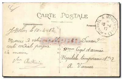 Josselin — Panoramische weergave — Artaud et Nozaïs, Nantes — Achterkant