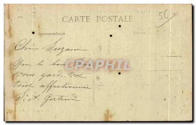 Zamek Josselin — Frontowa fasada — Kolekcja Villarr, Quimper — Rewers