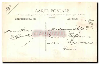 Nice — Avenue Félix Faure — Wydawnictwo Picard, Nice — Rewers
