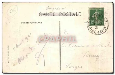 Nice-Havrais — Visão geral — Editor B-D, n° 185 — Verso
