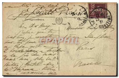 Nice — Ogród Króla Alberta I — Monument « La Poésie » — Selecta — Rewers