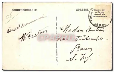 Pont Saint-Louis — Fronteira Franco-Italiana — Menton, LL — Verso