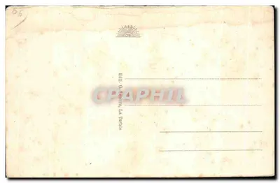 पुराना पोस्टकार्ड ला टर्बिये पोर्ट एवं रू एप्पोएन — पीछे