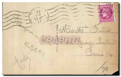 ला टर्बिए, 500 मीटर की ऊंचाई - रूए इंकालत - ओल्ड स्ट्रीट - एडिशन जी. लेक्लेर — पीछे