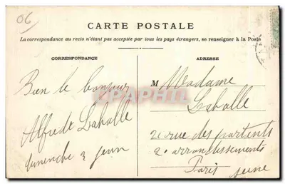 LA TURBIE — Rue du Portail — Wydawca anonimowy, n° 250 — Rewers