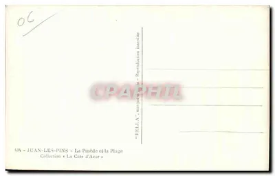 Juan-les-Pins — La Pinède y la Plage — Rella — Reverso