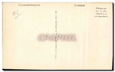 Juan-les-Pins — A Praia — The Beach. LL — editor LL, n°3 — Verso