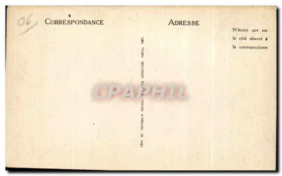 Grasse — Panorama widziana z Bulwaru Barona de Rothschild — LL — Rewers