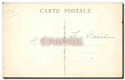Grasse — Ogólny widok (strona zachodnia) — Munier, wydawca sztuki, Nice — Rewers