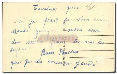 Golfe Juan (A.-M.) — Hotel Pension Stellamare — Route de Cannes — Verso
