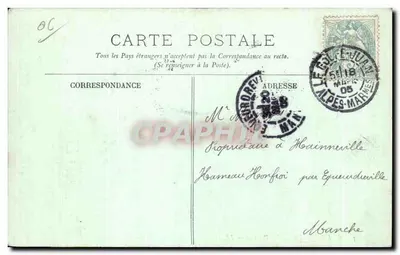 Golfe Juan — La Poterie — Entrata di La Poterie — LL. — n° 1125 — Verso