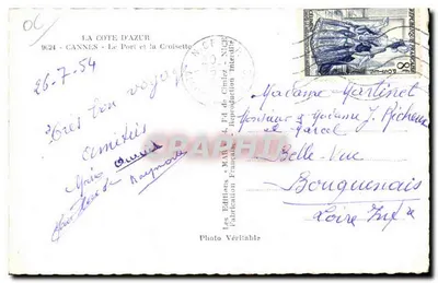 Cannes - Der Hafen und die Croisette — Éditions de Cimiez, NICE — Rückseite