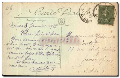 CANNES — Plac Kasyna — LL. — N° 284 — Rewers